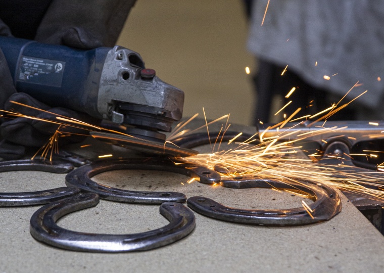 Schlosserei in der Schreinerei