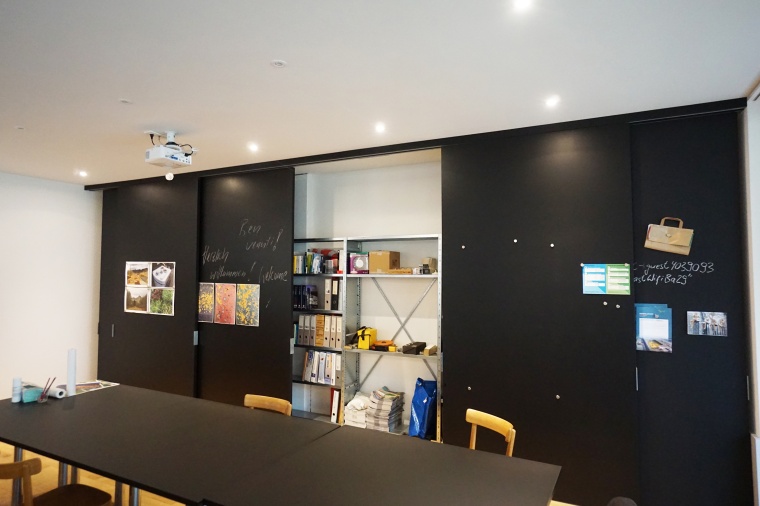 Schiebewand magnetisch