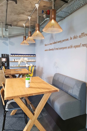 Stehtische Kaffeecke